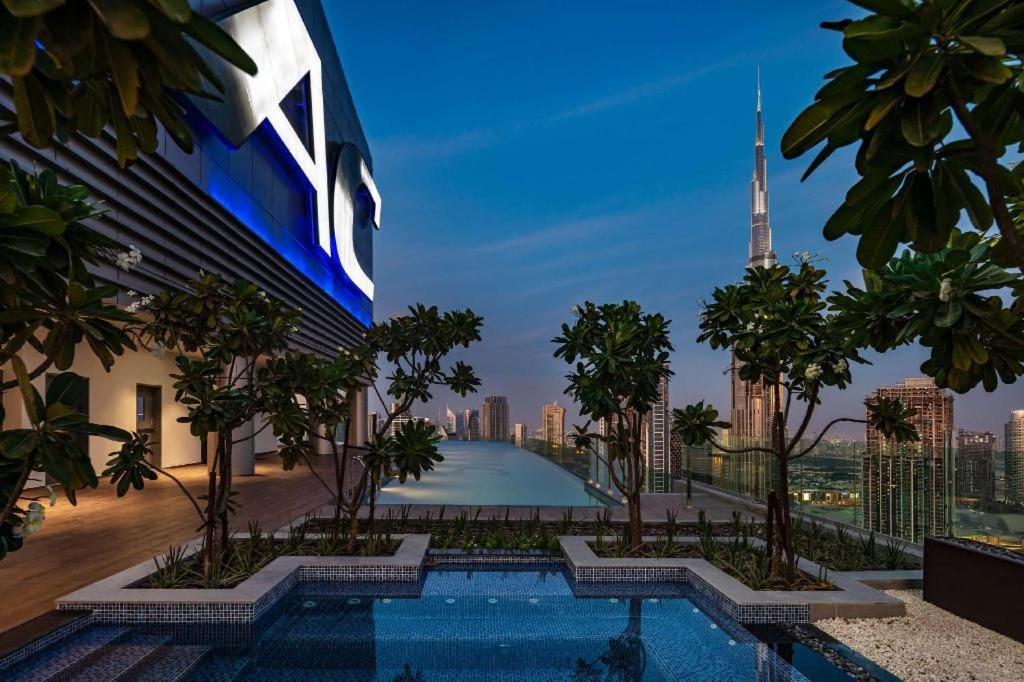 Paramount Midtown Deluxe 1 Bedroom Apartment With Full Burj-Khalifa View Дубай Экстерьер фото